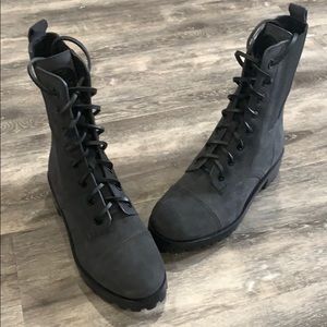 Tory Burch Grey Booties size 5